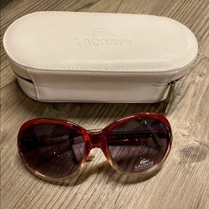 New with tags & case Lacoste sunglasses